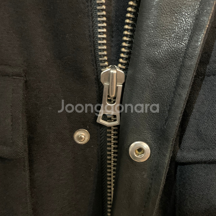 S THEORY 띠어리 모직 울 기모 후드 코트--3