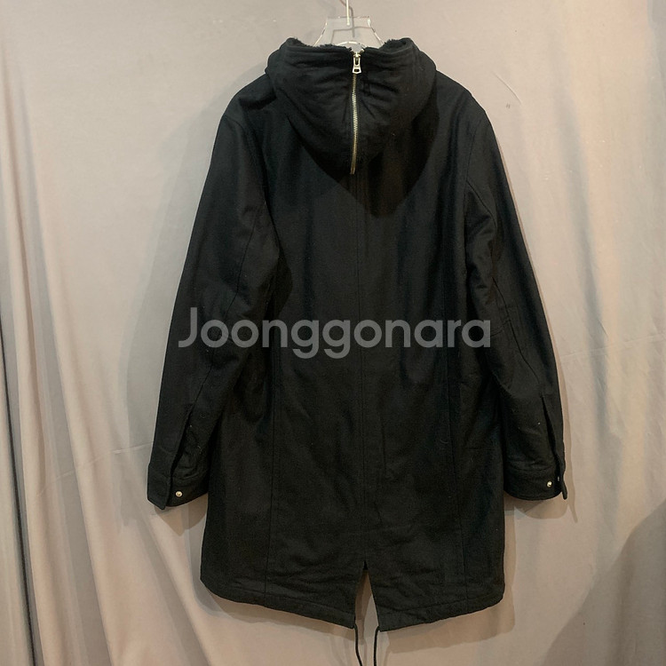 S THEORY 띠어리 모직 울 기모 후드 코트--1