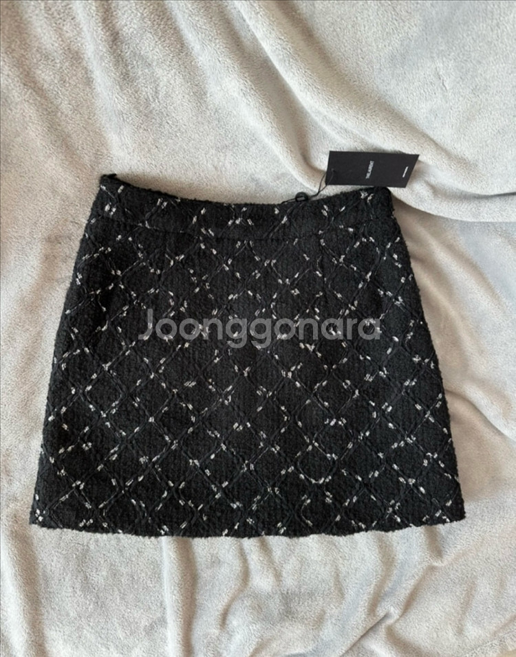 더로랑 트위드 스커트 s사이즈--1