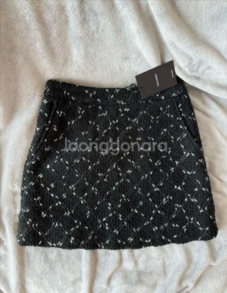 더로랑 트위드 스커트 s사이즈--0