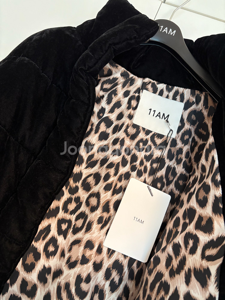 11am 벨벳 패딩 점퍼 (새상품)--12