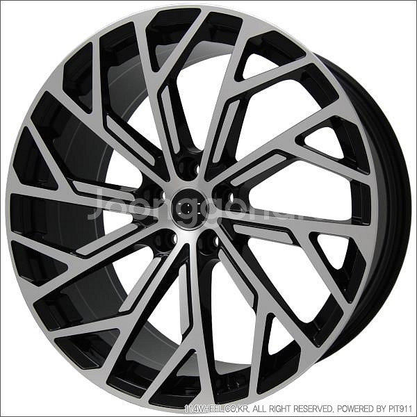 20인치 아우디 A8 st 블랙폴리쉬 신품휠 1대분 PCD112 9.0J +33--0