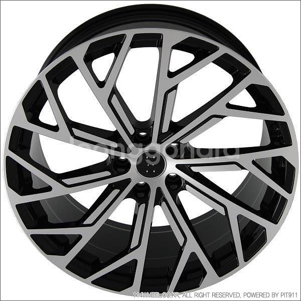 20인치 아우디 A8 st 블랙폴리쉬 신품휠 1대분 PCD112 9.0J +33--3