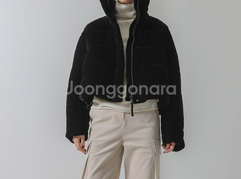 11am 벨벳 패딩 점퍼 (새상품)--0