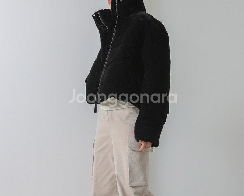 11am 벨벳 패딩 점퍼 (새상품)--1