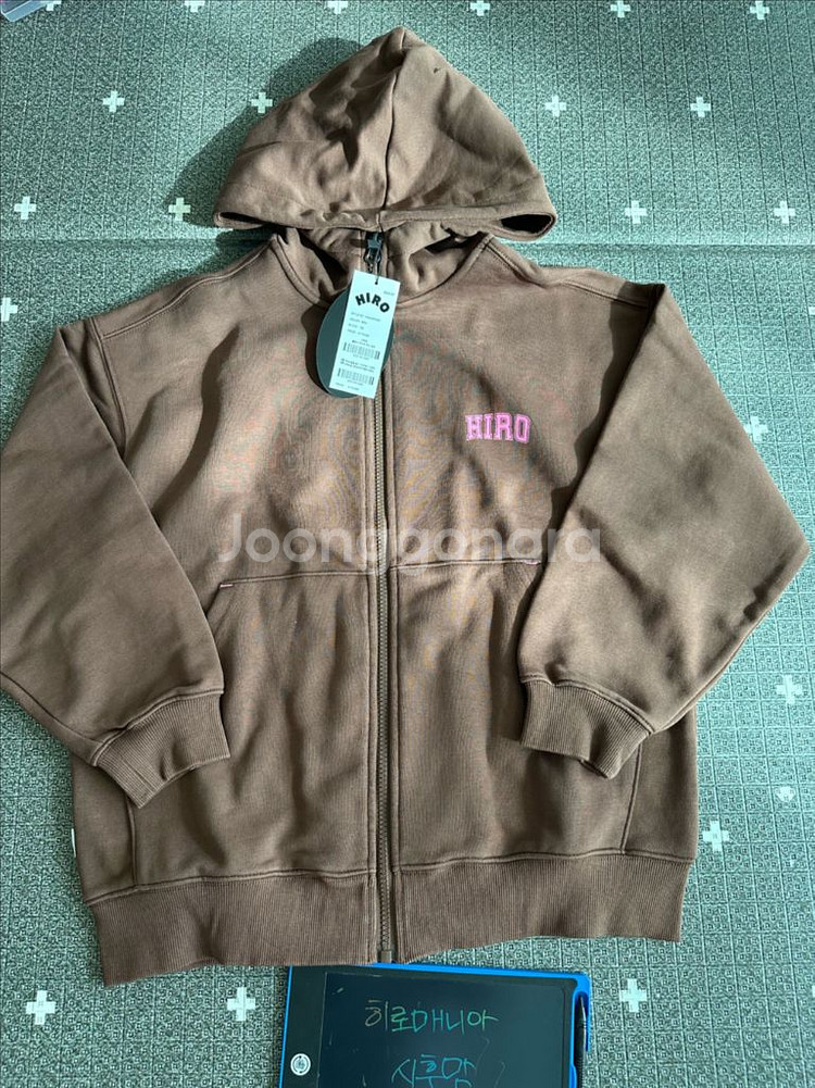 히로 블랭크 하이넥 후드집업150--0
