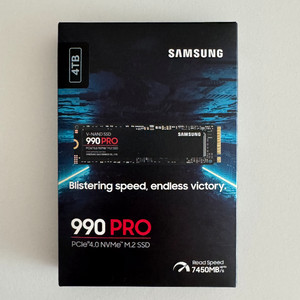[새제품] 삼성 990 PRO 4TB SSD