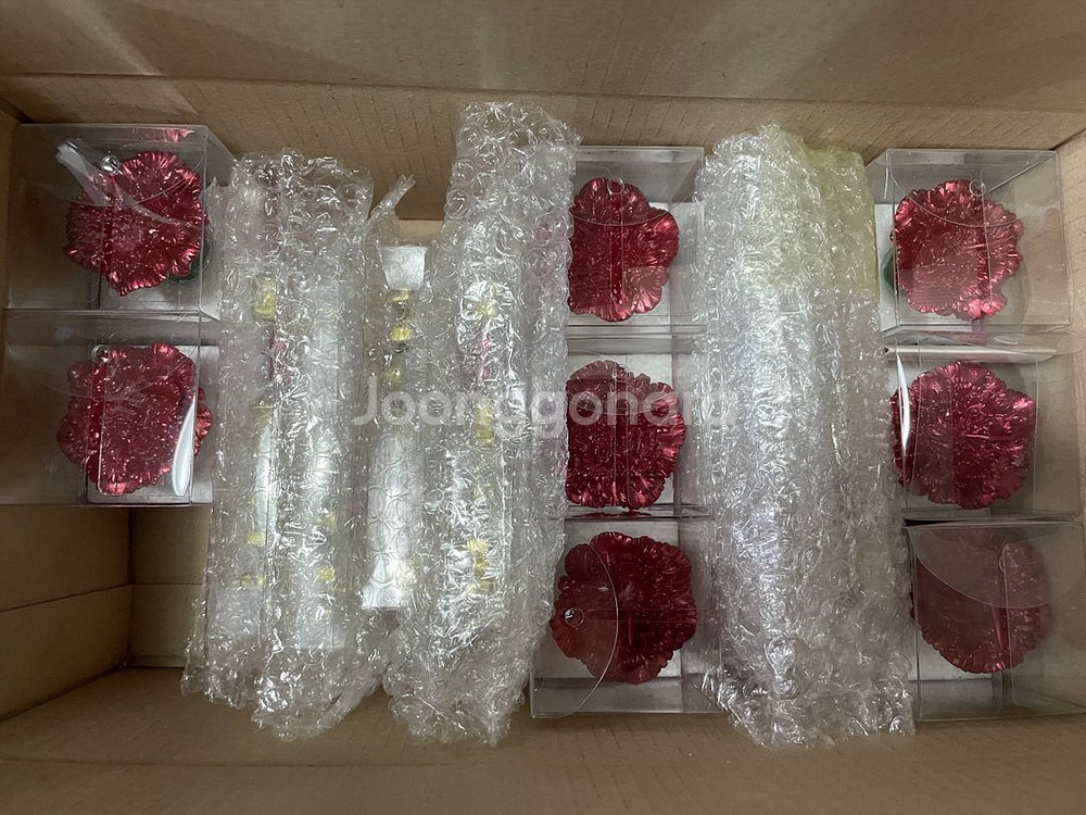 카네이션초 8개 + 아이러브유 초세트 6개 캔들, 파티초--0