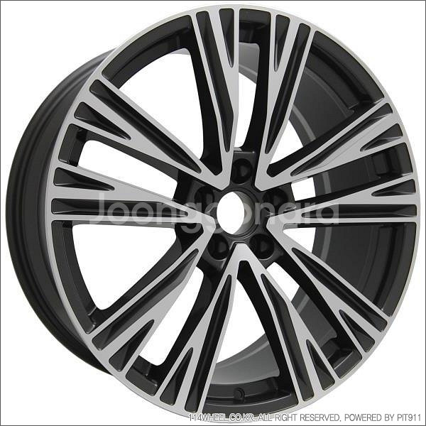 20인치 아우디 Q7 st 건메탈폴리쉬 신품휠 1대분 PCD112 9.0J +30--1