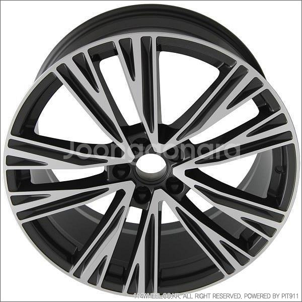 20인치 아우디 Q7 st 건메탈폴리쉬 신품휠 1대분 PCD112 9.0J +30--3