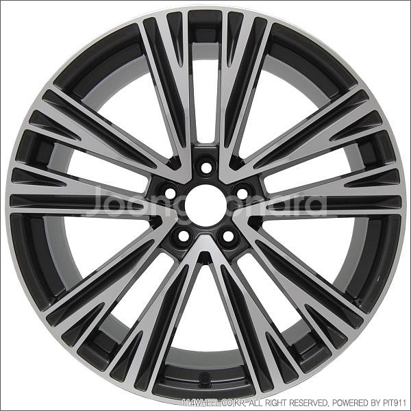 20인치 아우디 Q7 st 건메탈폴리쉬 신품휠 1대분 PCD112 9.0J +30--2