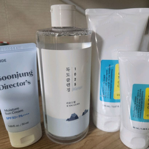 에뛰드 선크림 독도 클렌징워터 코스알엑스 클렌저