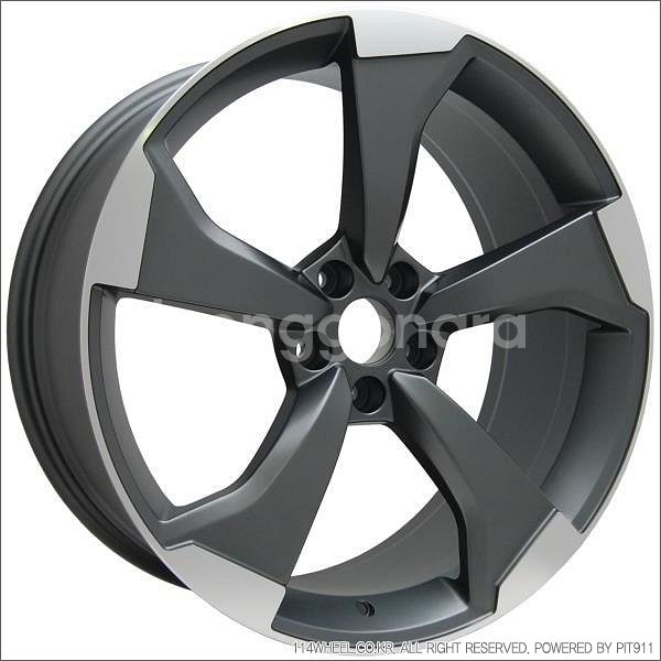 20인치 아우디 RS5 st 무광건메탈폴리쉬 신품휠 1대분 PCD112 9.0J +30--1