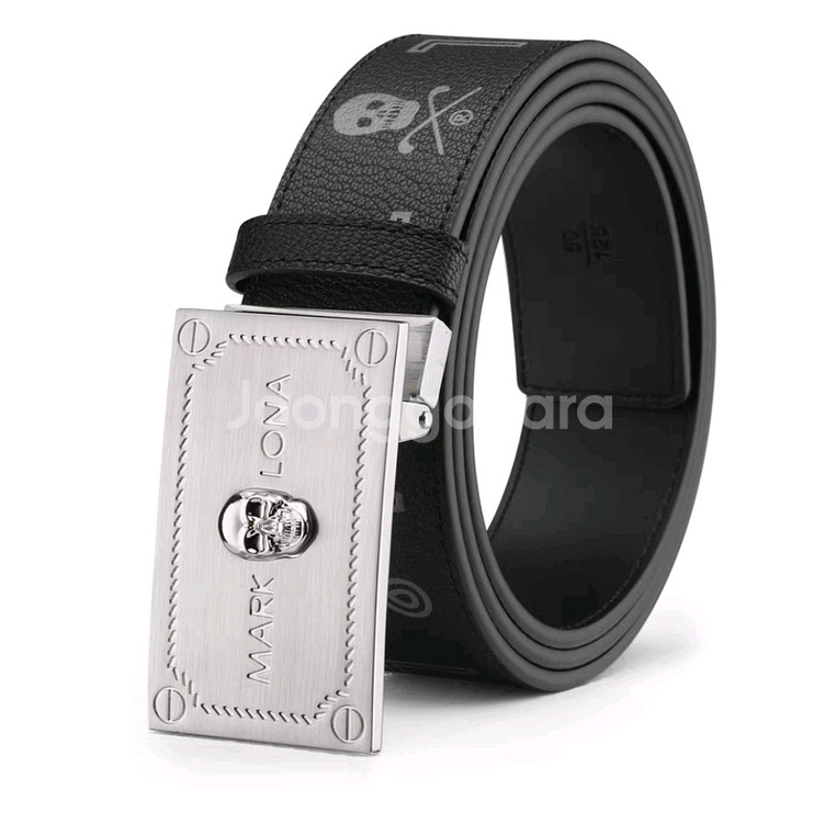 국내당일발송 마크앤로나 남성 골프 벨트 소가죽--0