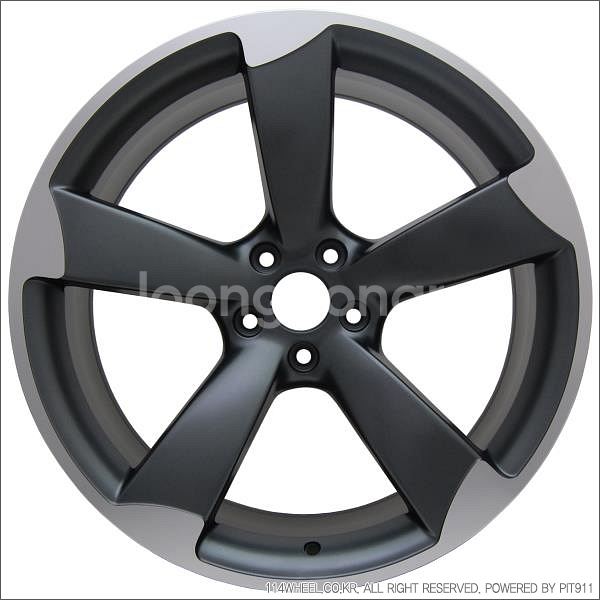 20인치 아우디 RS5 st 무광건메탈폴리쉬 신품휠 1대분 PCD112 9.0J +30--3