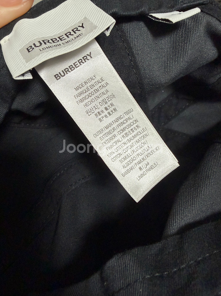 버버리 로고 캡--1