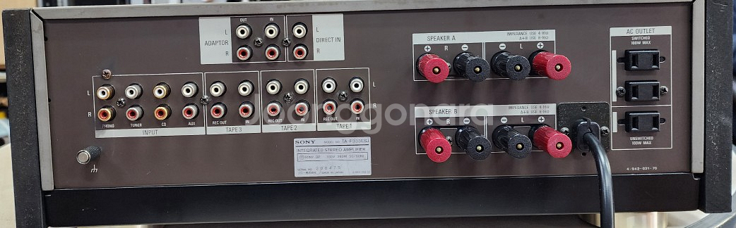 소니플레그쉽 인티앰프 F333ESJ입니다--5