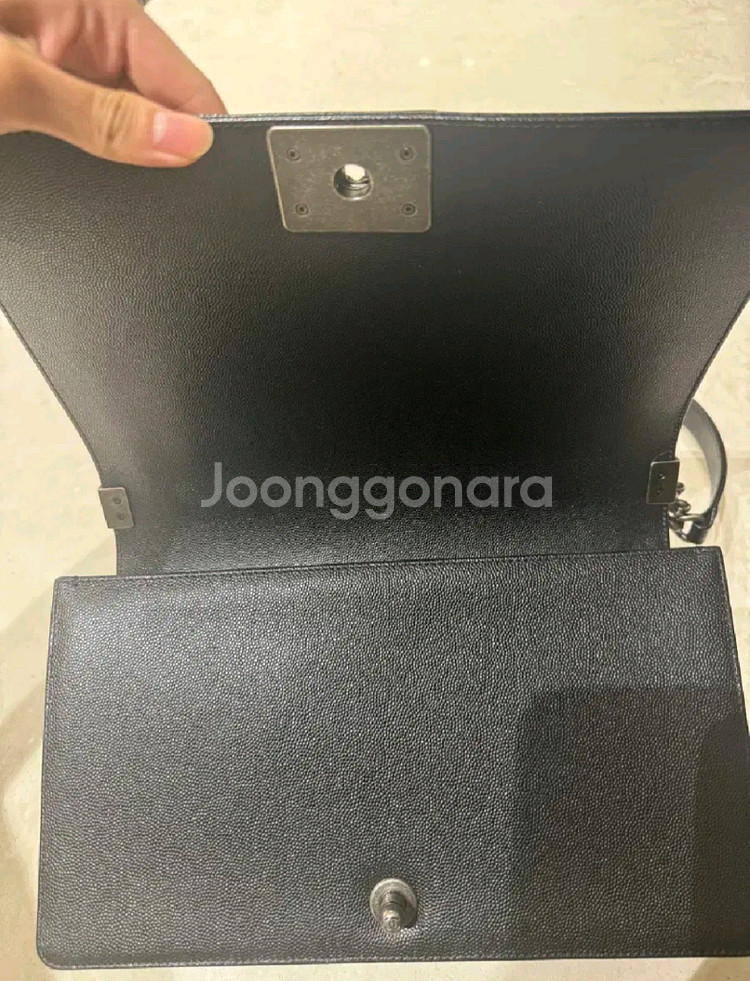 샤넬 보이백 캐비어 뉴미듐(라지)--4