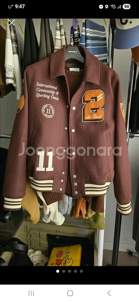 LES DEUX 바시티 울 자켓 3.0 판매해요.--0
