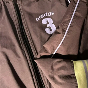 아디다스 3로고 퍼플 크롭 트랙 자켓