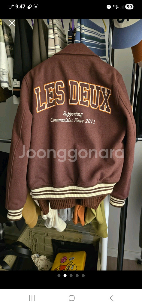 LES DEUX 바시티 울 자켓 3.0 판매해요.--6