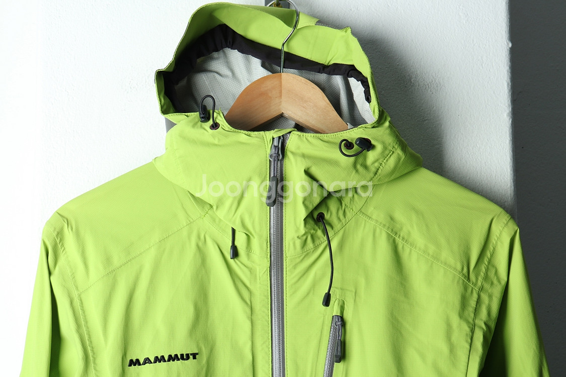 (L) 마무트 집업 바람막이 점퍼자켓 연그린 방수--2