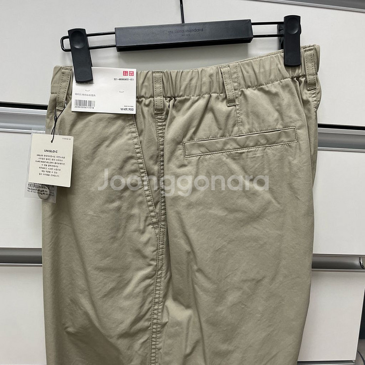 유니클로 와이드파라슈트팬츠 베이지(L)--1