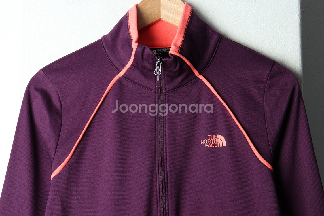 W(M-L) 노스페이스 집업져지 트랙탑 기능성 퍼플--2