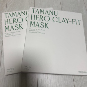 타마누히어로 클레이핏 마스크 / 2박스 일괄가