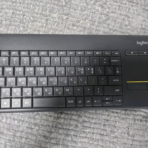로지텍 K400 PLUS 무선 키보드 + 터치패드 (한글각인 있음)
