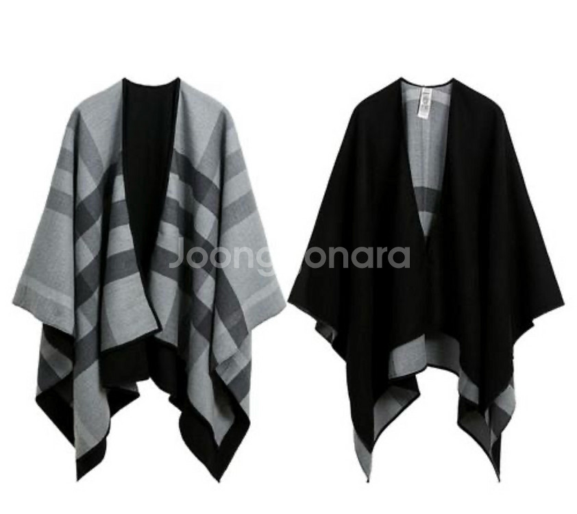 버버리 리버서블 판초 마지막가격--0