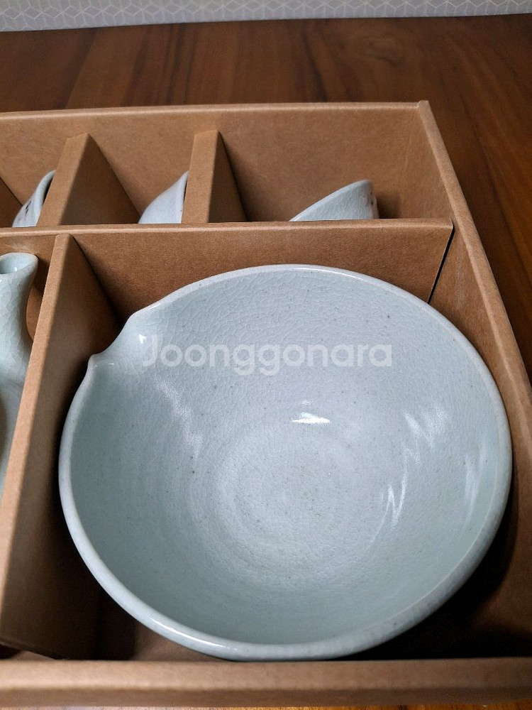 (새상품) 전통 수공예 5인 다기세트--2