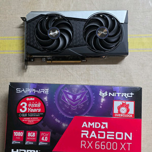 사파이어 니트로 RX6600XT 그래픽카드