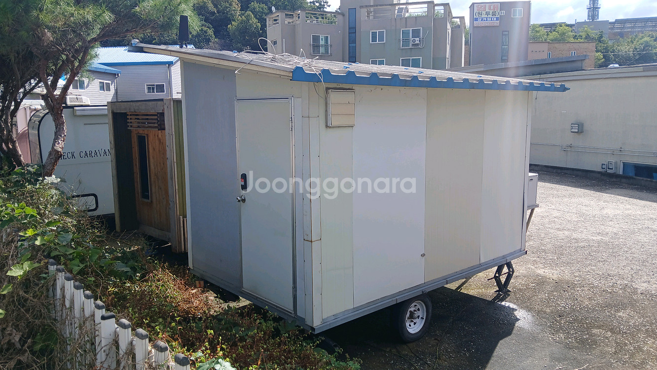 막쓰기 편한 카라반 스타일의 미니 농막 판매!--2