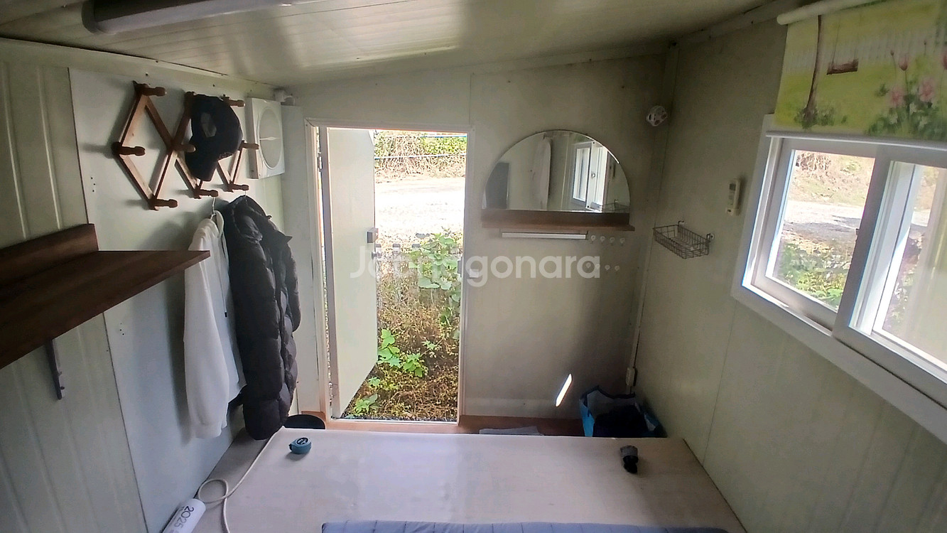 막쓰기 편한 카라반 스타일의 미니 농막 판매!--5