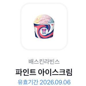 베스킨라빈스 파인트 아이스크림