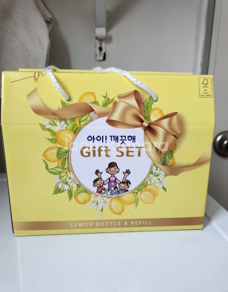 아이깨끗해 기프트세트 레몬향 본품2+리필3 대용량--0