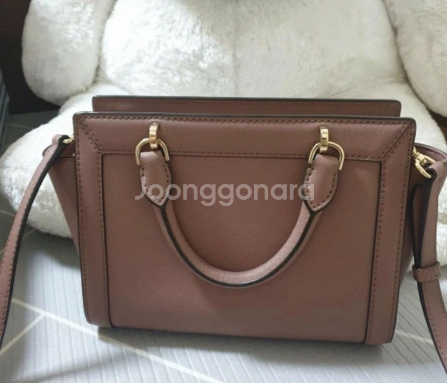 마이클코어스 티나 메신저 토트백 더스티로즈--1