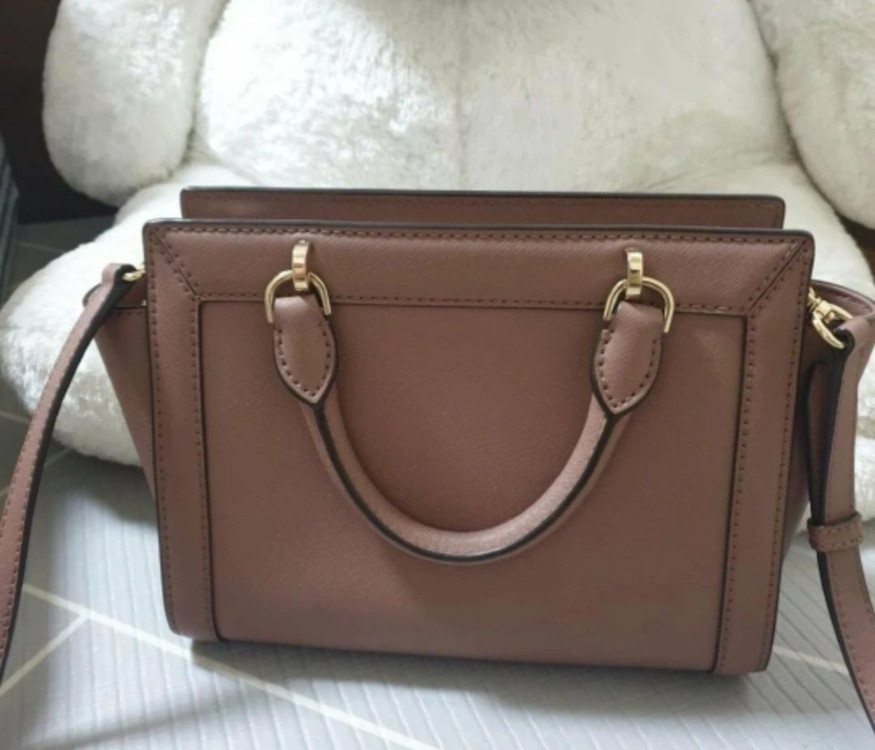 마이클코어스 티나 메신저 토트백 더스티로즈--1