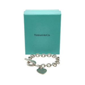 티파니앤코 하트 태그 토글 실버 팔찌