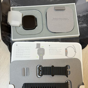 애플워치울트라2 블랙 + 오션밴드 블랙