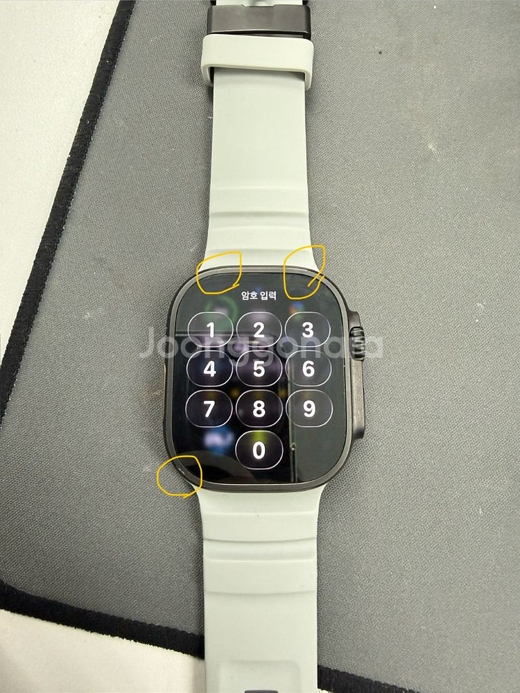 애플워치울트라2 블랙 + 오션밴드 블랙--2