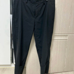 커스텀멜로우 와이드 슬랙스 블랙