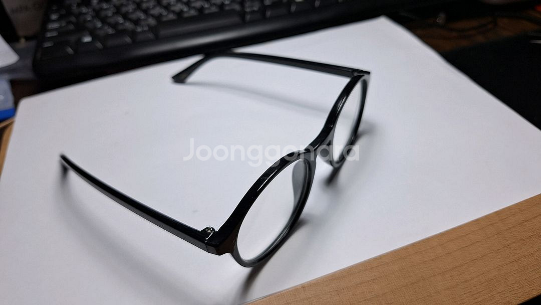 블랙 라운드 클래식 안경 일본 빈티지--2
