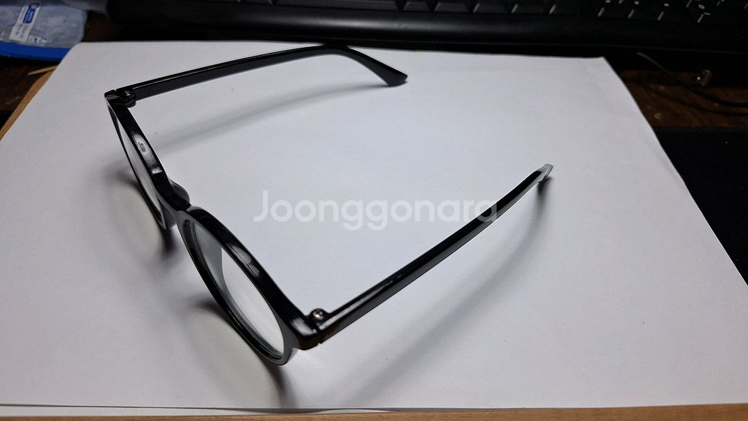 블랙 라운드 클래식 안경 일본 빈티지--3