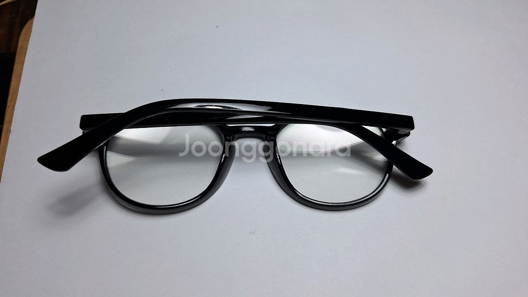 블랙 라운드 클래식 안경 일본 빈티지--4