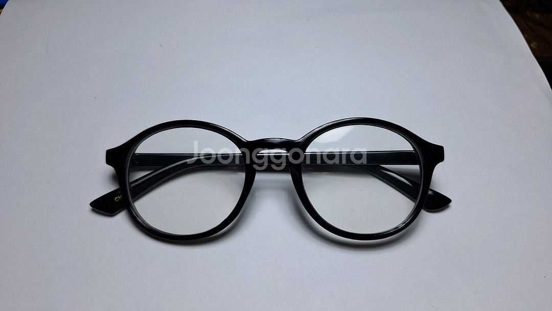 블랙 라운드 클래식 안경 일본 빈티지--5