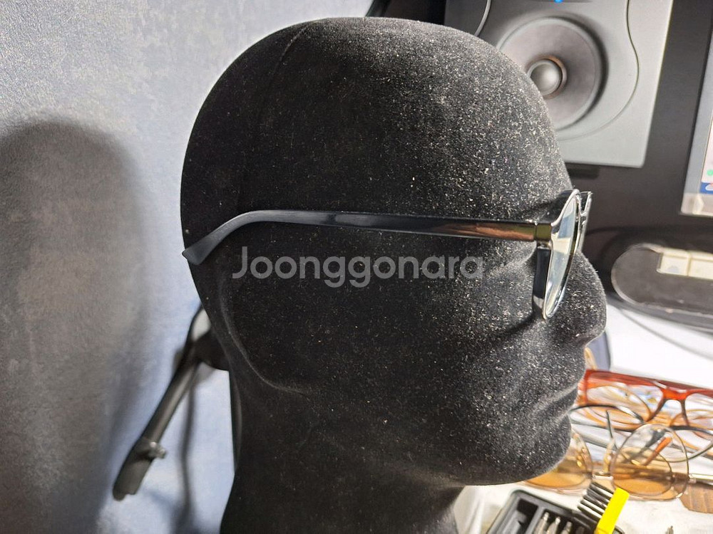 블랙 라운드 클래식 안경 일본 빈티지--7