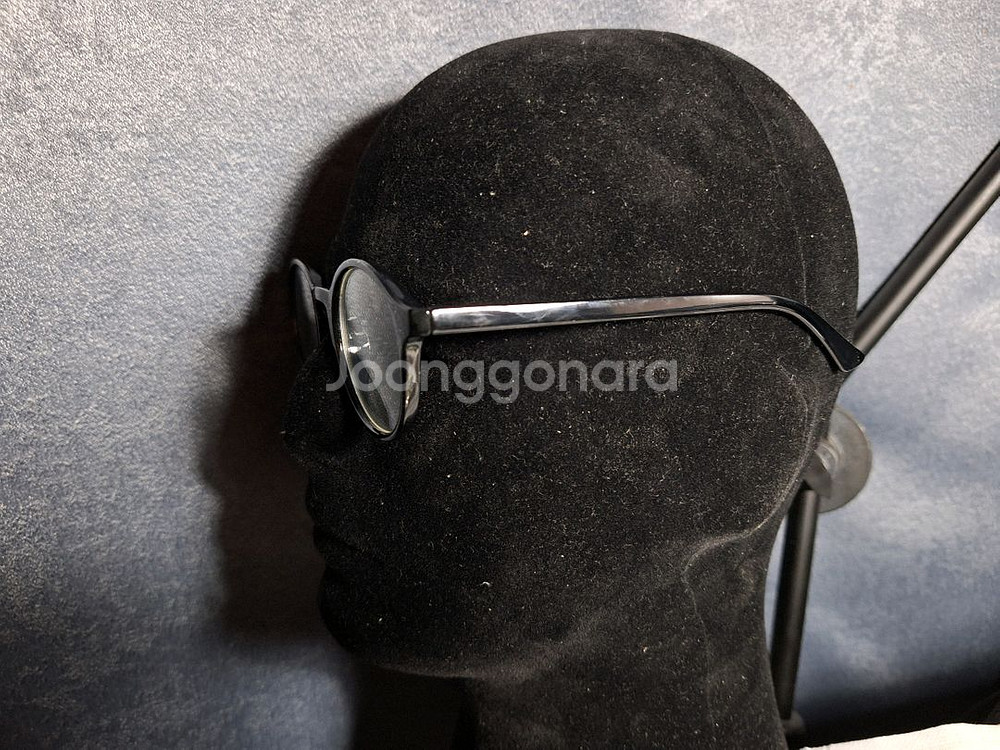 블랙 라운드 클래식 안경 일본 빈티지--8