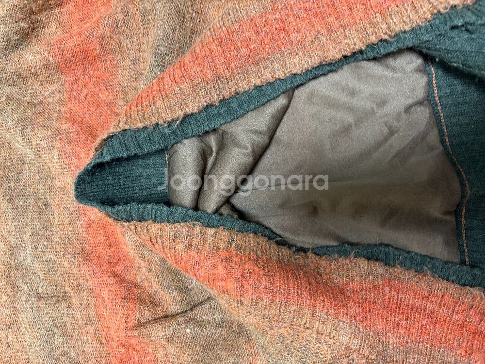 스트라이프 니트 스웨터 인터메조 100--1